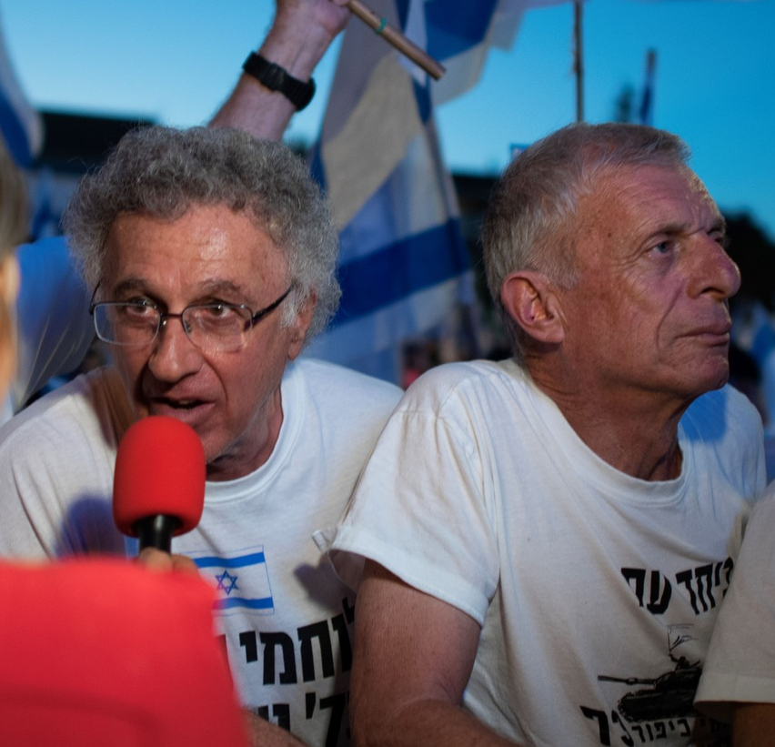 מפגיני לוחמי כיפור 1973 בהפגנות של שקמה ברסלר ורדמן