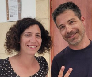 חן מענית עם מפליצת הנאדים השופרית יעל פרידסון