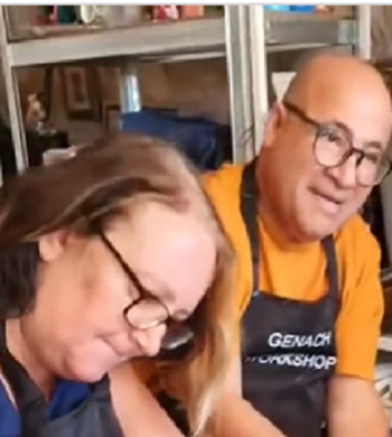 עוד שחר שוורץ עם אשתו מלכת היופי של בוקרשט