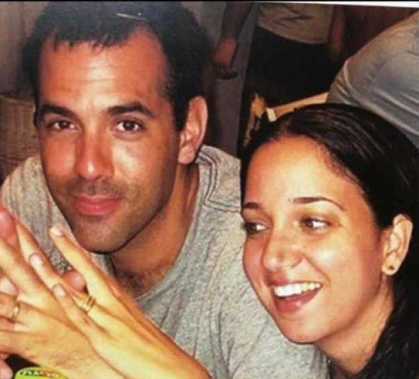 אורי וינדמן השבכניק עם אשתו הראשונה הגר אלון וינדמן