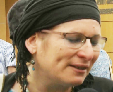 רינה אריאל עוס ששכלה את הבת שלה ללוחמי החירות של פלסטין